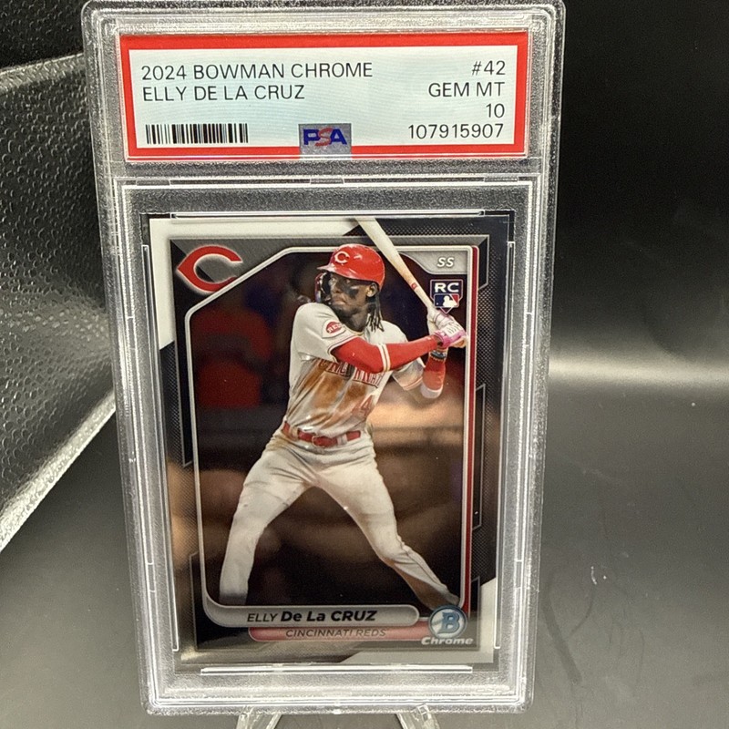 2024 Bowman Chrome ELLY DE LA CRUZ RC #42 PSA 10 Rookie