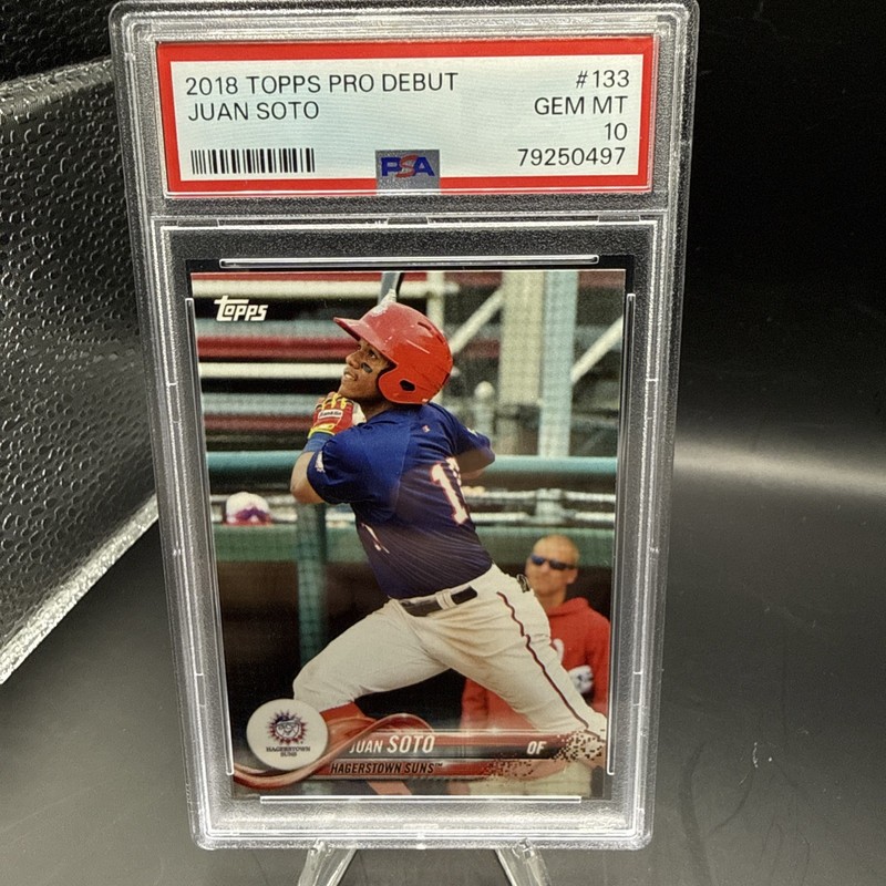 2018 Topps Pro Debut Juan Soto RC Prospect Rc PSA 10  #133