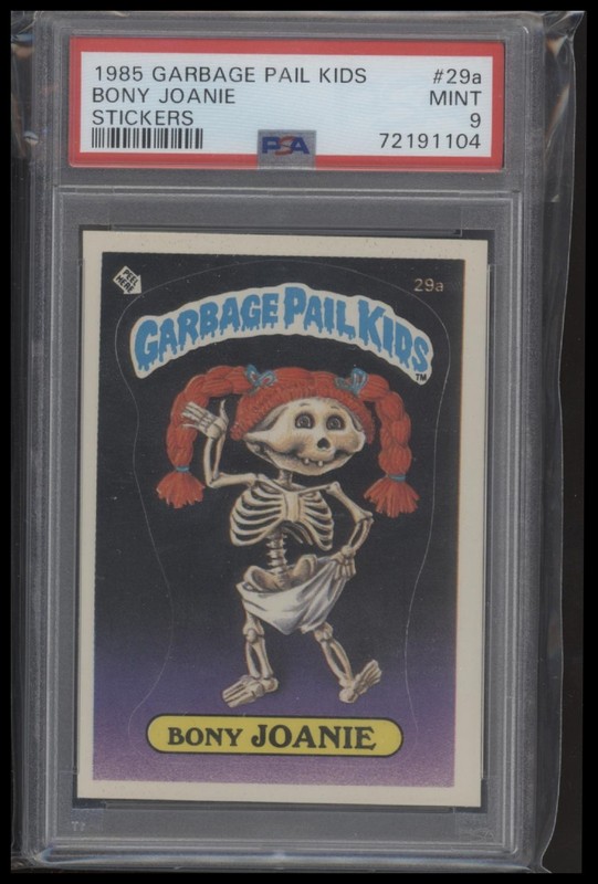 1985 Topps Garbage Pail Kids Series 1 #29a Bony Joanie PSA 9 Pop 118