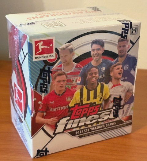 2022/23 TOPPS FINEST BUNDESLIGA SOCCER FACTORY SEALED HOBBY BOX A1 - 2 x AUTO A1