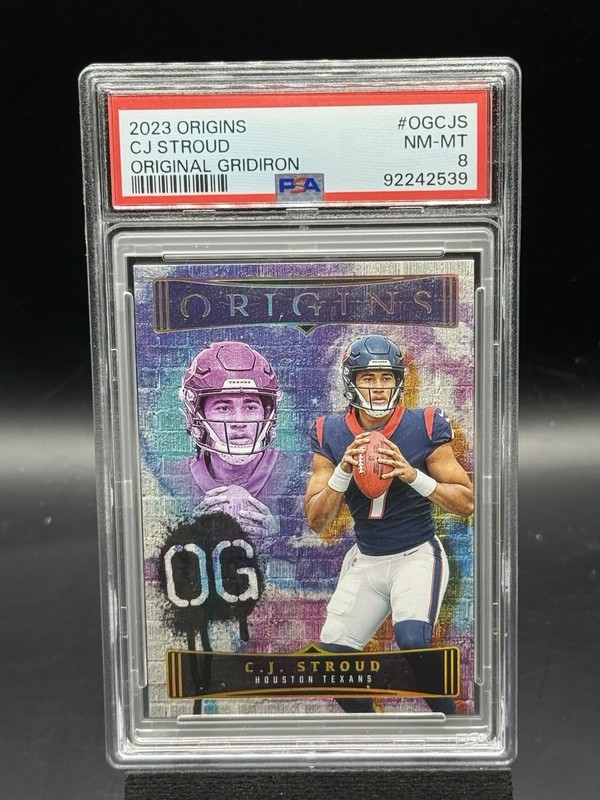 2023 Panini Origins - Original Gridiron C.J. Stroud #OG-CJS (RC) PSA 8 NM-MT