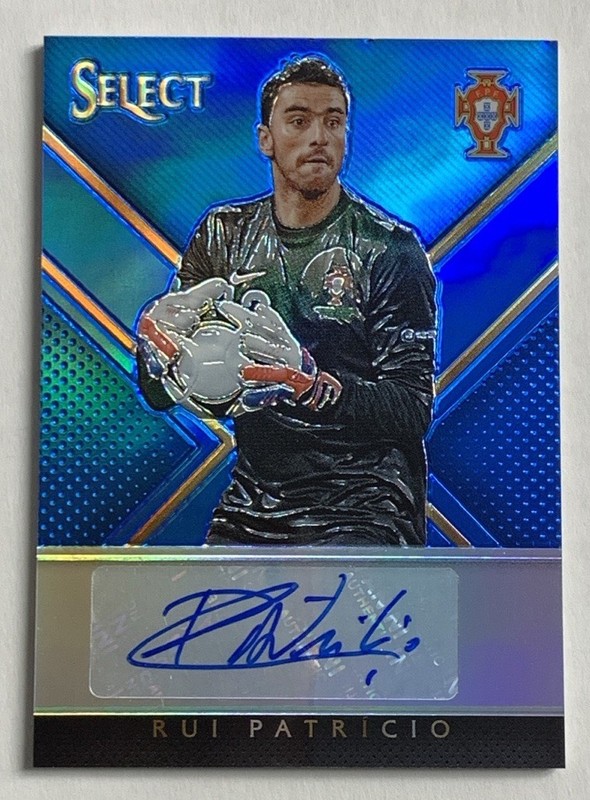2015-16 Panini Select Rui Patricio #SS-RUI Blue Prizm Auto /99 Portugal