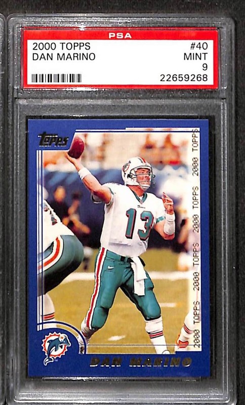 2000 Topps #40 Dan Marino PSA 9 Mint 22659268 