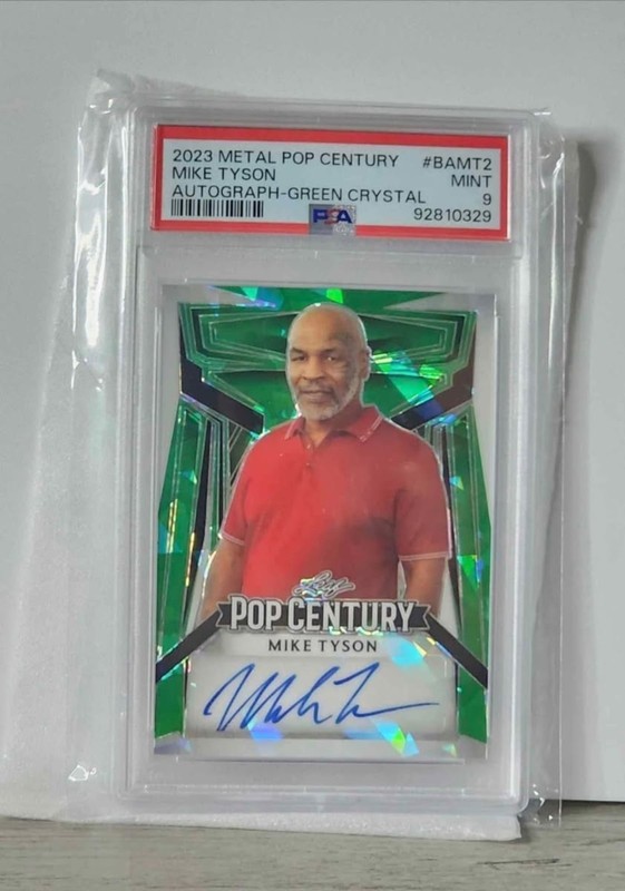 2023 Leaf Metal Pop Century Mike Tyson Autograph 1/6 #BAMT2 
