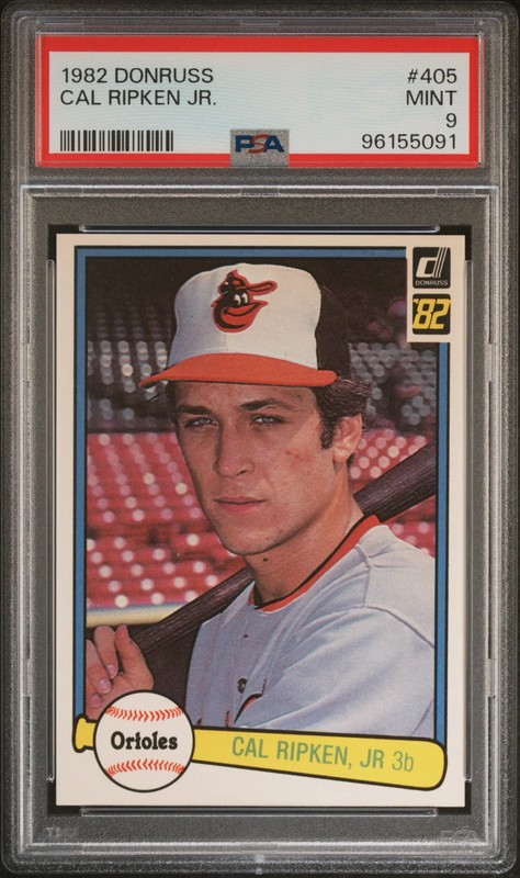 1982 Donruss Cal Ripken JR. #405 PSA 9