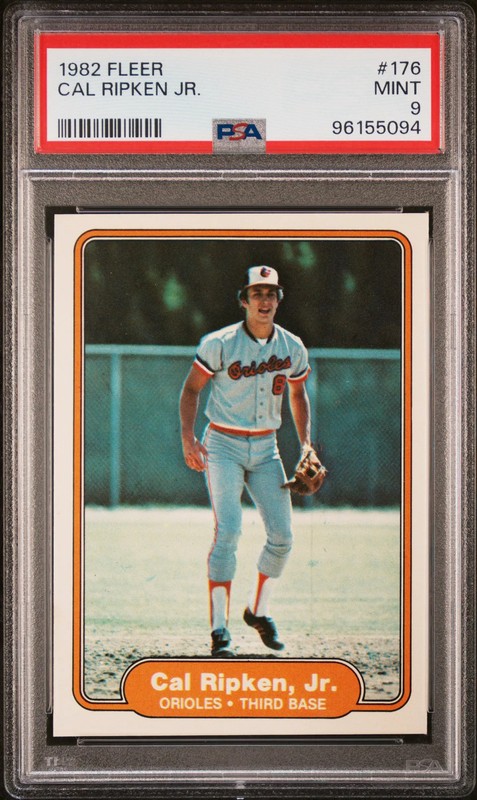 1982 Fleer Cal Ripken JR. #176 PSA 9