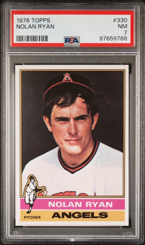 1976 Topps Nolan Ryan #330 PSA 7