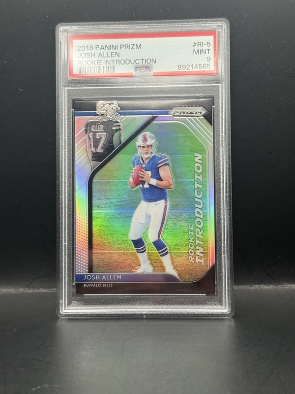 #RI-5 Josh Allen 2018 Panini Prizm Buffalo Bills sports Rookie Introduction