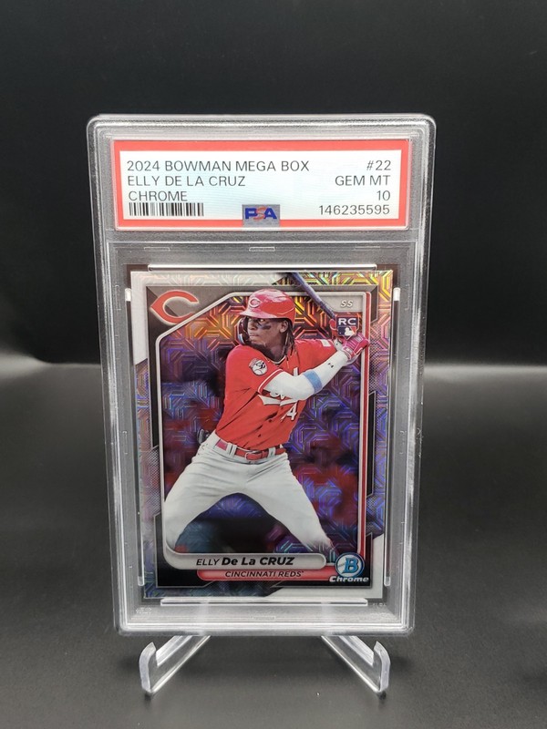 2024 Bowman - Elly De La Cruz #22 Chrome Mojo Refractor (RC) PSA 10 GEM 💎