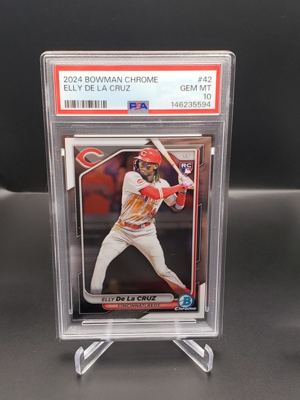 2024 Bowman Chrome ELLY DE LA CRUZ RC #42 PSA 10 Rookie