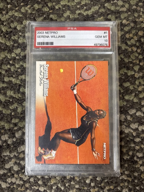 2003 NetPro Serena Williams #1 PSA 10 GEM MINT Tennis Card HOF GOAT