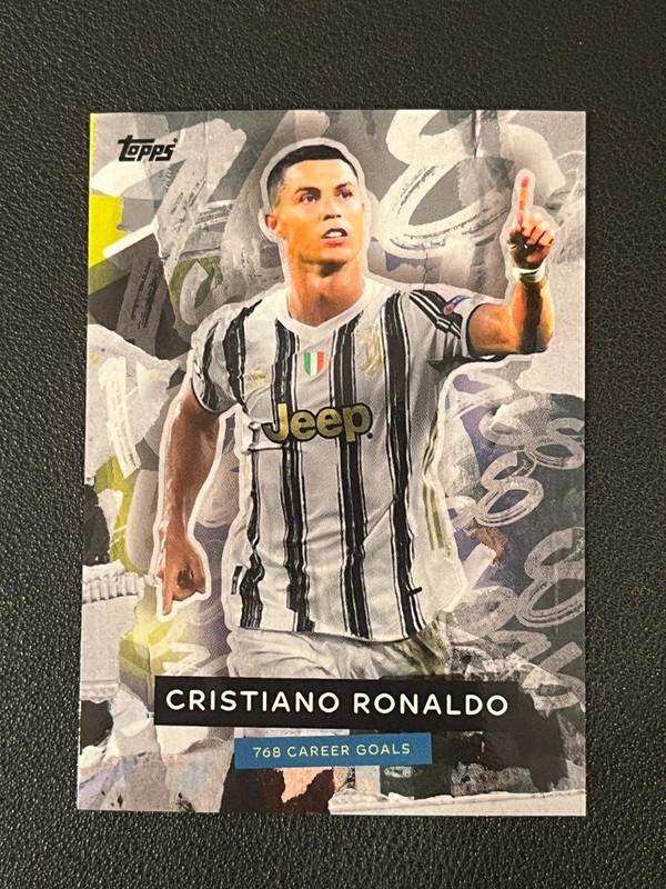 Cristiano Ronaldo 2021 Topps On Demand 768 Goals Record Juventus QTY 