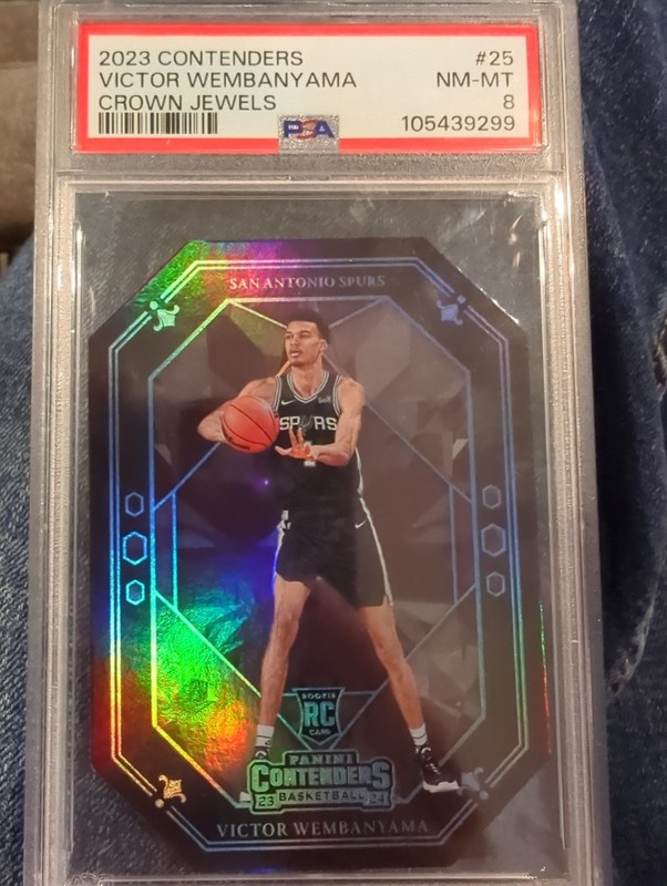 2023-24 Panini Contenders - Crown Jewels Victor Wembanyama #25 (RC)