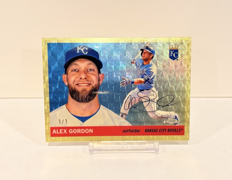 2025 Topps Chrome Platinum Alex Gordon Gold SUPERFRACTOR 1/1 🔥🔥🔥🔥🔥