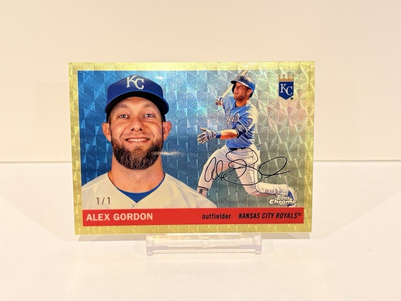 2025 Topps Chrome Platinum Alex Gordon Gold SUPERFRACTOR 1/1 π₯π₯π₯π₯π₯ view 2