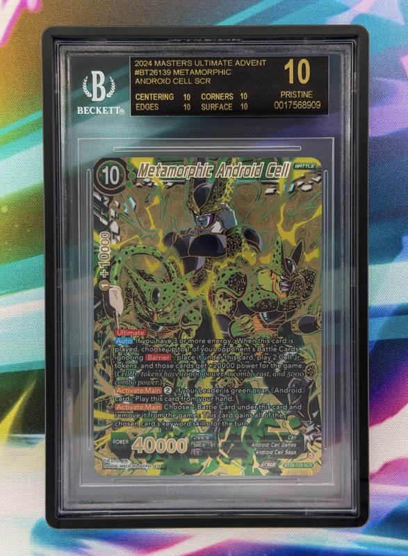 Dragon Ball Super Ultimate Metamorphic Android Cell SCR BGS 10 Black Label