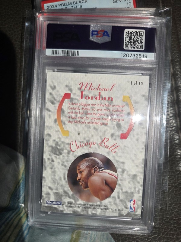 1995-96 Skybox E-XL - No Boundaries Michael Jordan #1 view 2