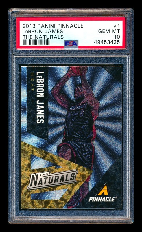 2013-14 PANINI PINNACLE LEBRON JAMES THE NATURALS MIAMI HEAT PSA 10 GEM MINT!