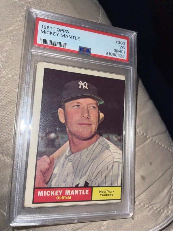 1961 Topps - Mickey Mantle #300 - PSA 3