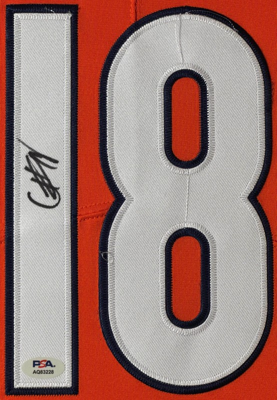 Caleb Williams Signed Chicago Bears Nike Jersey Framed PSA COA Auto Display view 2