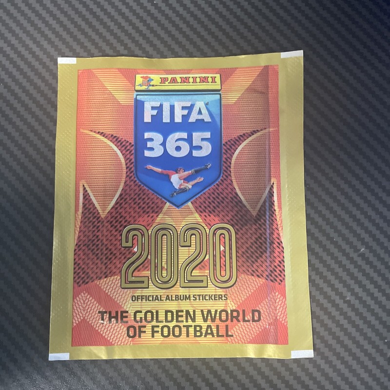 2020 PANINI FIFA 365 Factory Sealed Sticker PACK HAALAND ROOKIE 1 PACK UNOPENED