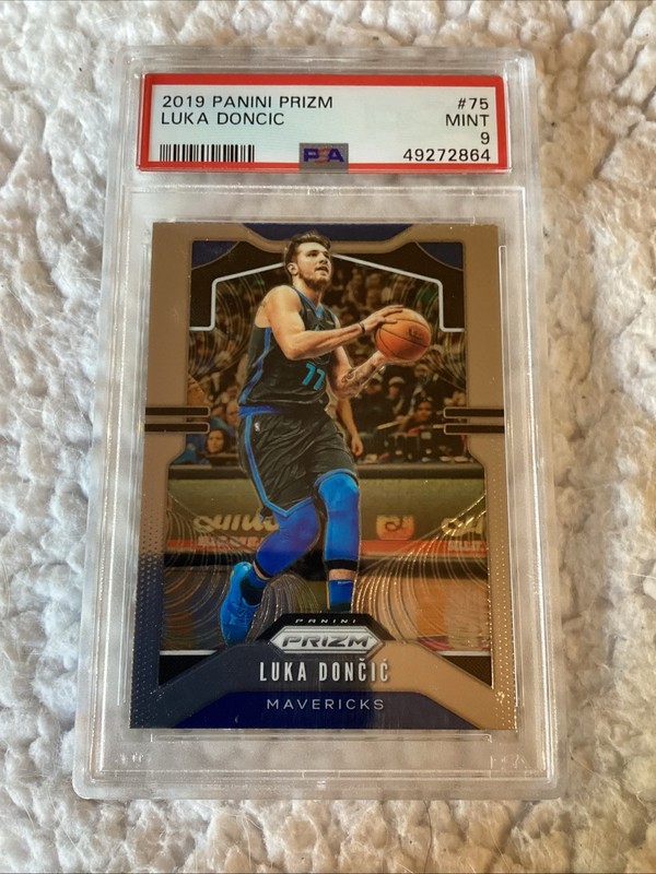 LUKA DONCIC  2019 Panini Prizm #75  2nd Year  PSA 9  Mint