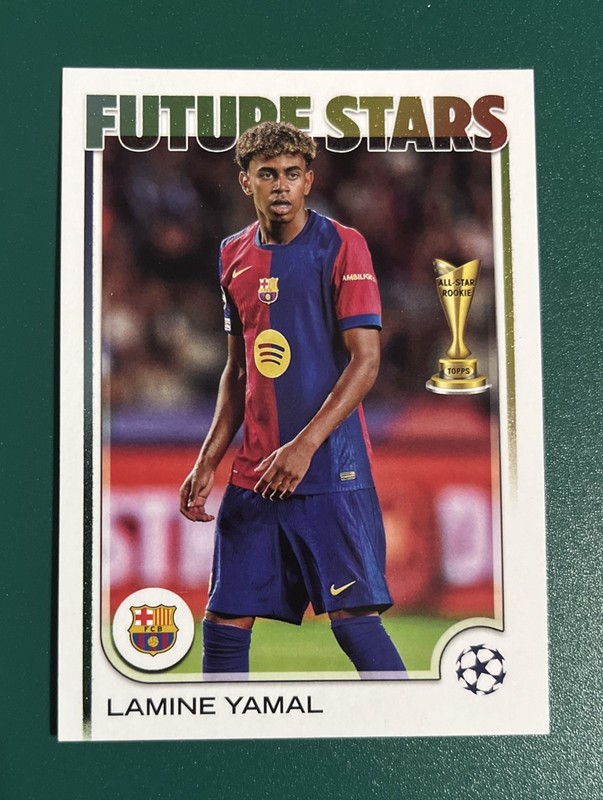 2024-25 Topps Uefa Club Competitions - Future Stars Lamine Yamal #27 Rookie RC