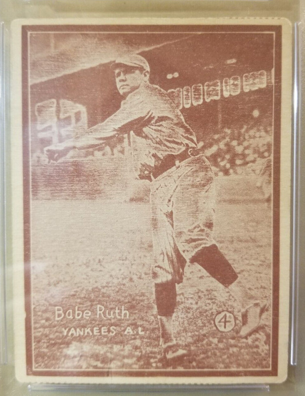 1931 W517 #4 Babe Ruth Throwing  PSA Good+ 2.5 NICE PRE GOUDEY SCARCE FREE SHIP! view 2