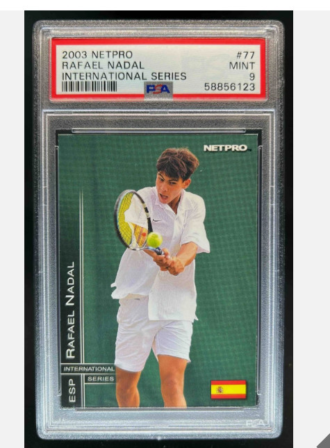 2003 Netpro International Rafael Nadal #77 PSA 9