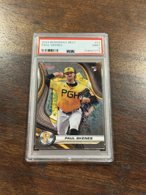 2024 Bowman’s Best Paul Skenes RC #53 PSA 9