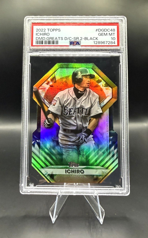 2022 Topps - Diamond Greats Die-Cuts Ichiro Suzuki - Black /299 - PSA 10 (POP 1)