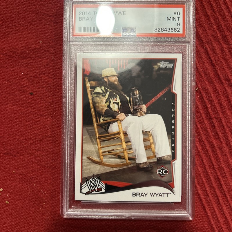 2014 Topps WWE Bray Wyatt #6 PSA 9 MINT Rookie RC