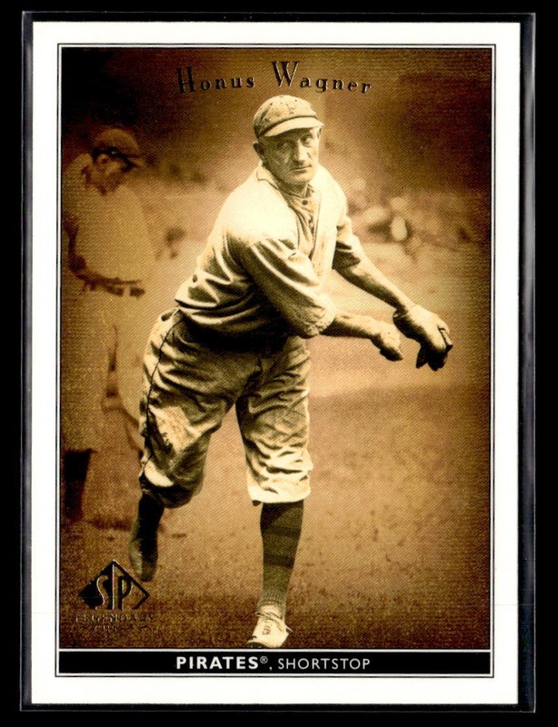 2002 SP Legendary Cuts #36 Honus Wagner Card Pittsburgh Pirates