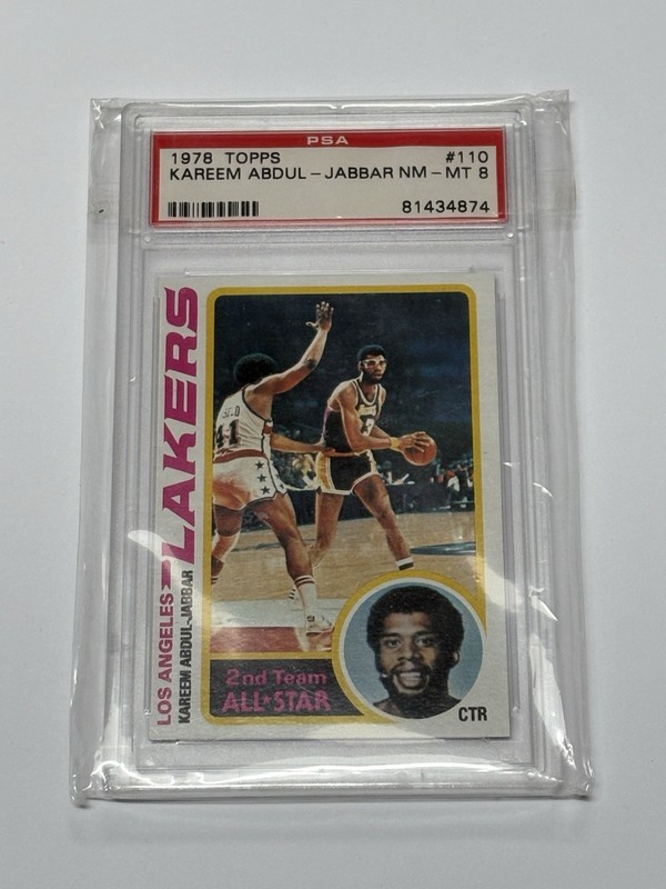 1978-79 Topps - Kareem Abdul-Jabbar #110 PSA 8