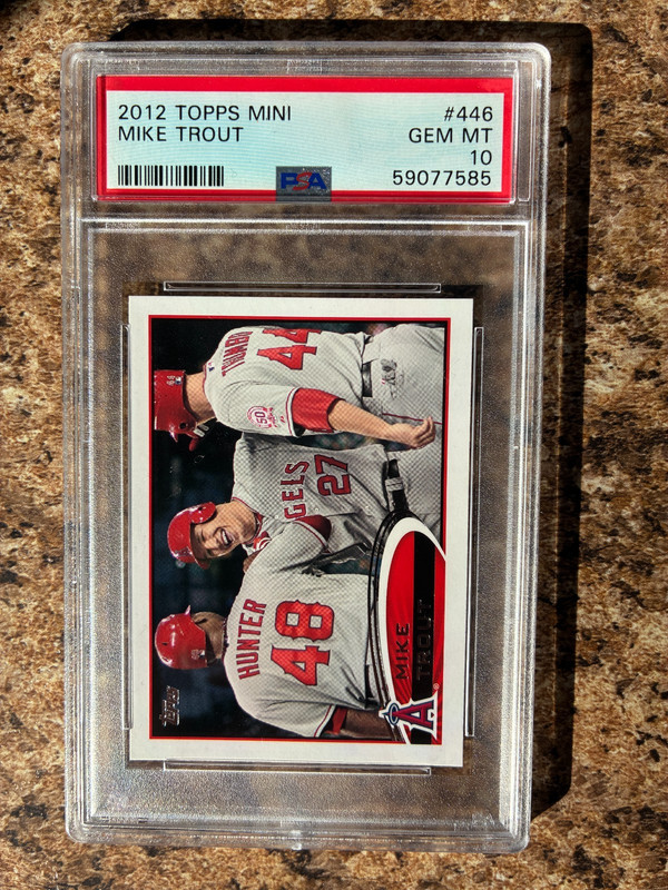 2012 Topps Mini MIKE TROUT #446 PSA 10