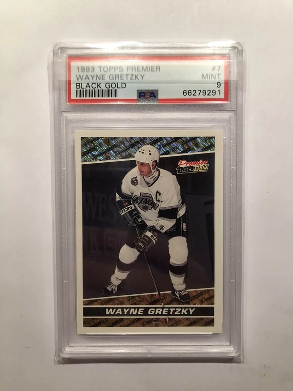 1993 TOPPS Premier Black Gold #7 Wayne Gretzky Los Angeles Kings HOF PSA 9 - QTY