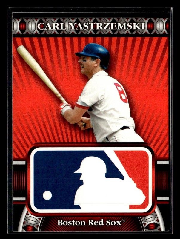 2010 Topps Logoman HTA #HTA-42 Carl Yastrzemski Card Boston Red Sox