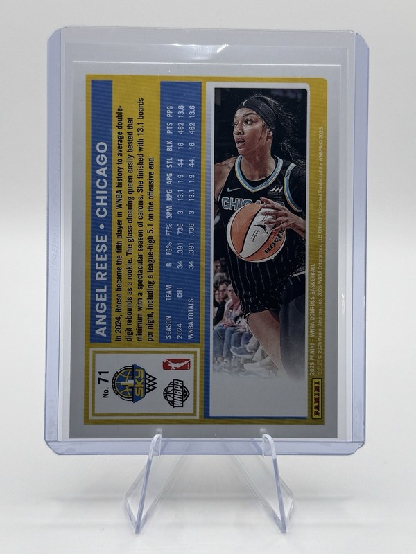 💙 2025 WNBA Panini Donruss - Angel Reese #71 Chicago Sky USA FIBA view 2