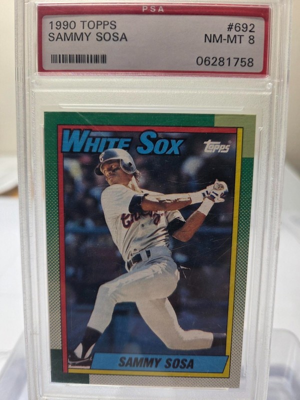 1990 Topps #692 Sammy Sosa RC..... PSA 8 NM-MT