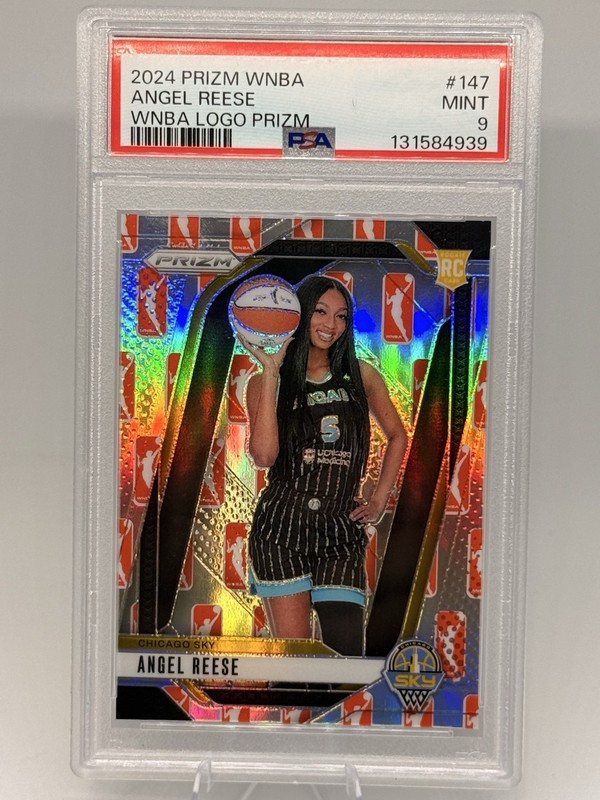 2024 ANGEL REESE PRIZM WNBA #147 WNBA LOGO PRIZM PSA 9 ROOKIE ATLANTA DREAM
