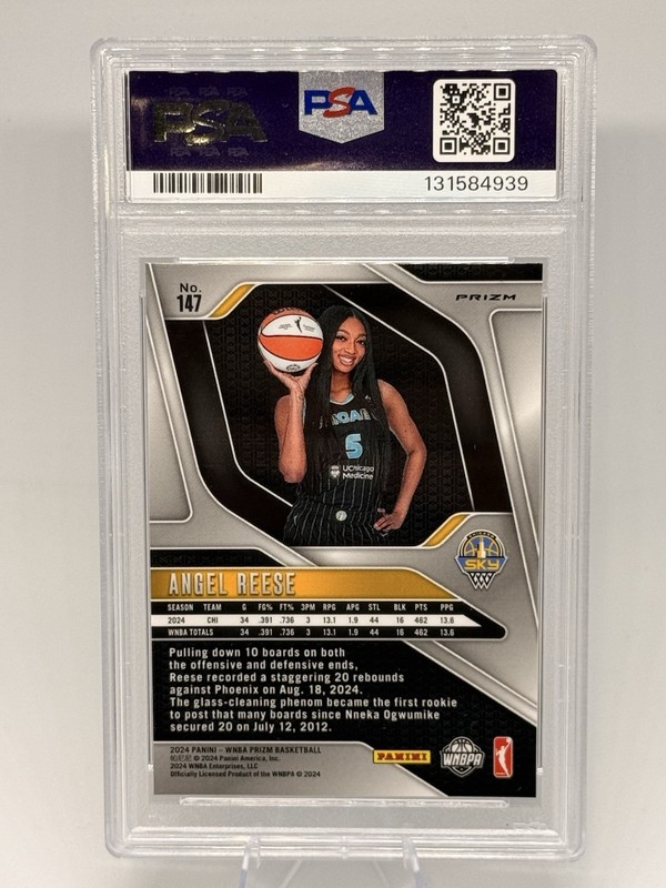 2024 ANGEL REESE PRIZM WNBA #147 WNBA LOGO PRIZM PSA 9 ROOKIE ATLANTA DREAM view 2