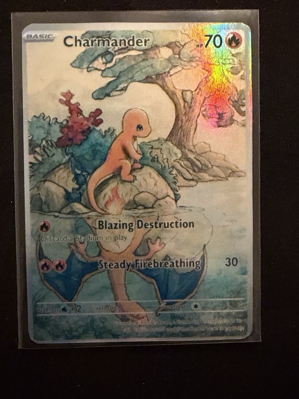 Pokémon TCG Charmander Illustration Rare Custom