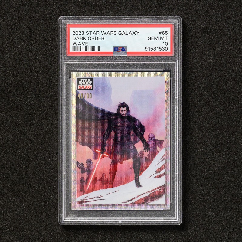 2023 Star Wars Galaxy Dark Order #65 Wave /99 - PSA 10