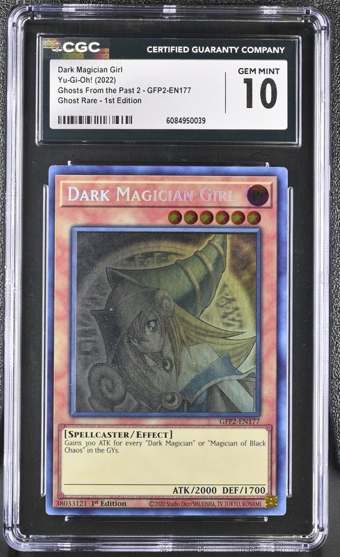 Dark Magician Girl GFP2-EN177 1st Edition Ghost Rare Yugioh CGC 10 Gem Mint *039