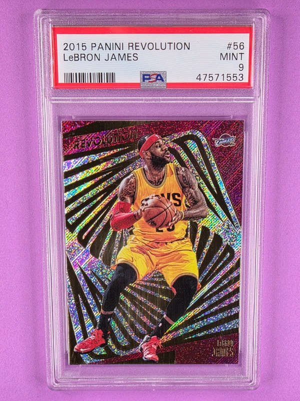 LeBron James 2015-16 Revolution #56 PSA 9 Cleveland Cavaliers