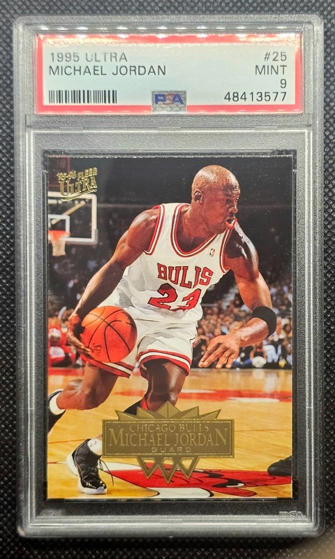 1995-96 Fleer Ultra - Michael Jordan #25 PSA 9 Mint Chicago Bulls Legend HOF