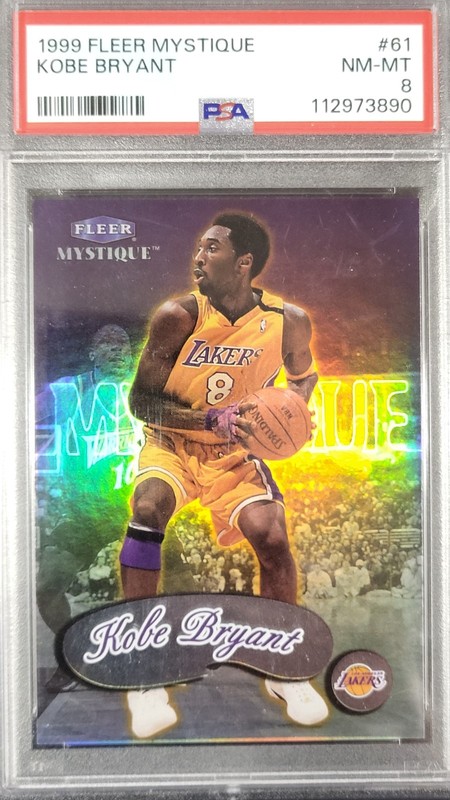 1999-00 Fleer Mystique Kobe Bryant #61 PSA 8