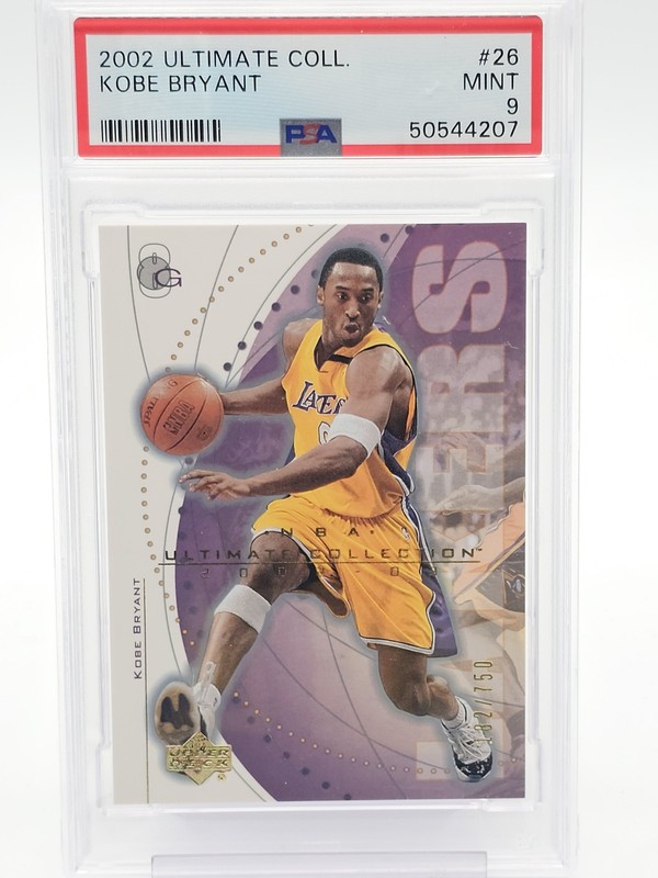 KOBE BRYANT 2002-03 UD ULTIMATE COLLECTION #26 /750 LAKERS PSA 9 MINT Q4724