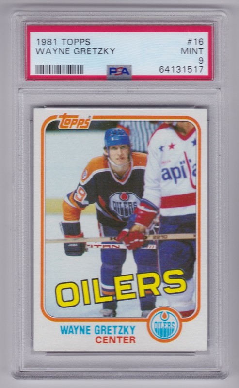 1981-82 Topps Wayne Gretzky #16 PSA 9 MINT Oilers