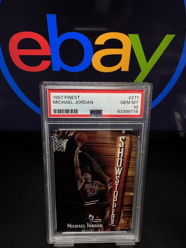 1997-98 Finest #271 Michael Jordan Chicago Bulls HOF PSA 10 GEM MINT